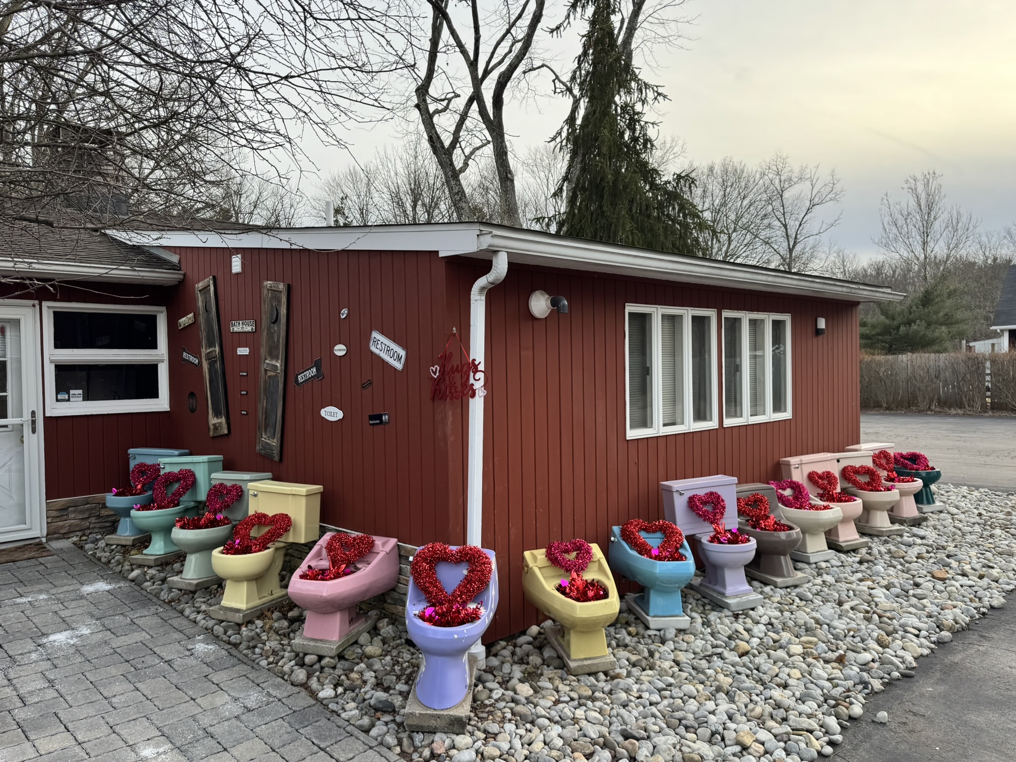 valentine's toilet terrace