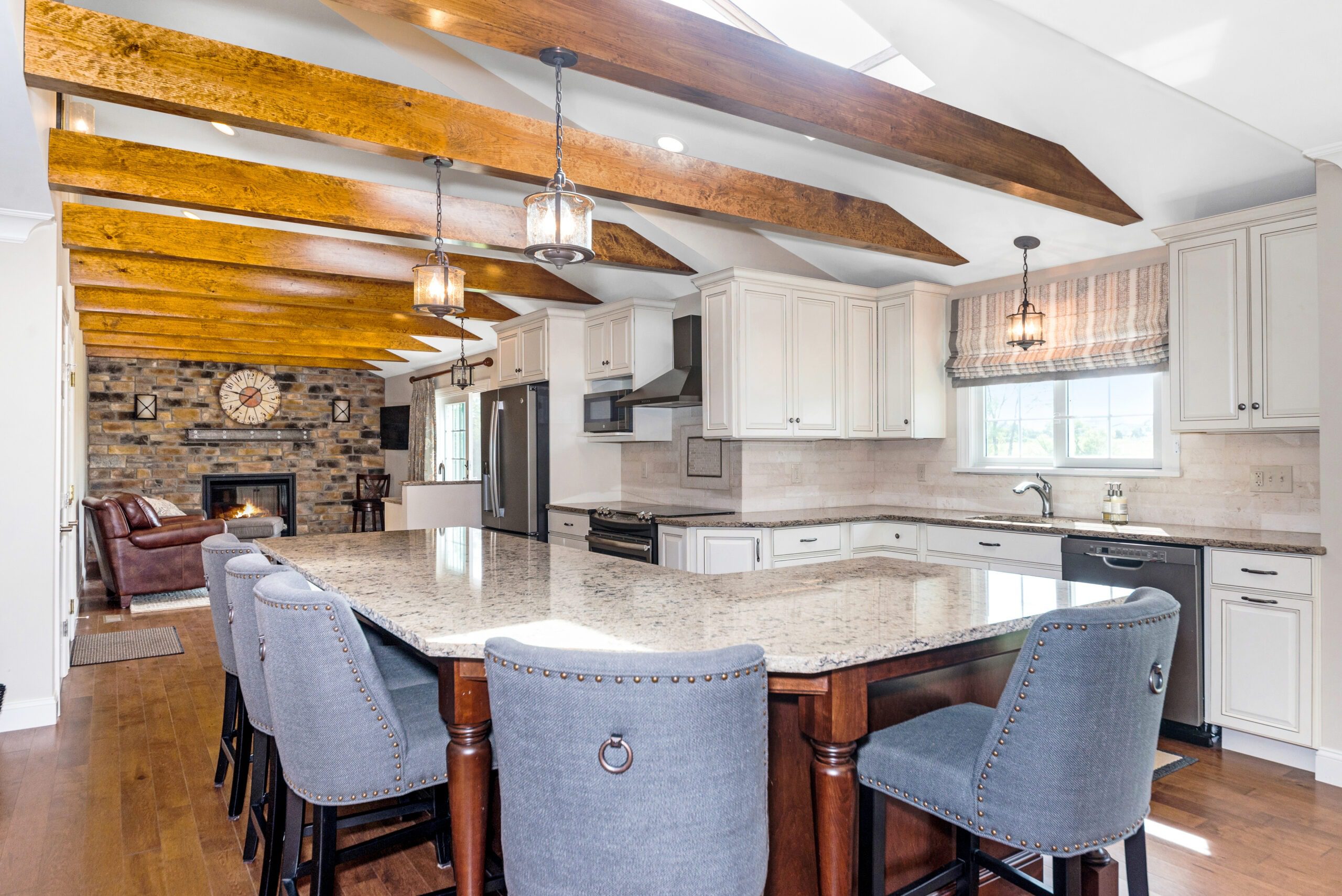 kitchen with island